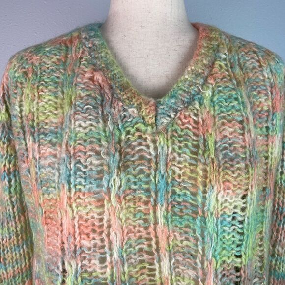 70’s Multicolor Knit Women's Sweater EUC - Picture 2 of 5